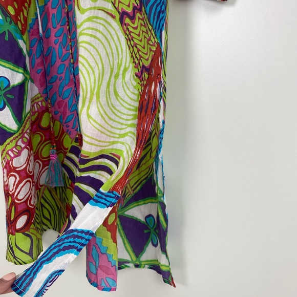 KiKi Sol Swimsuit Coverup Multicolor Size Small - Picture 3 of 9